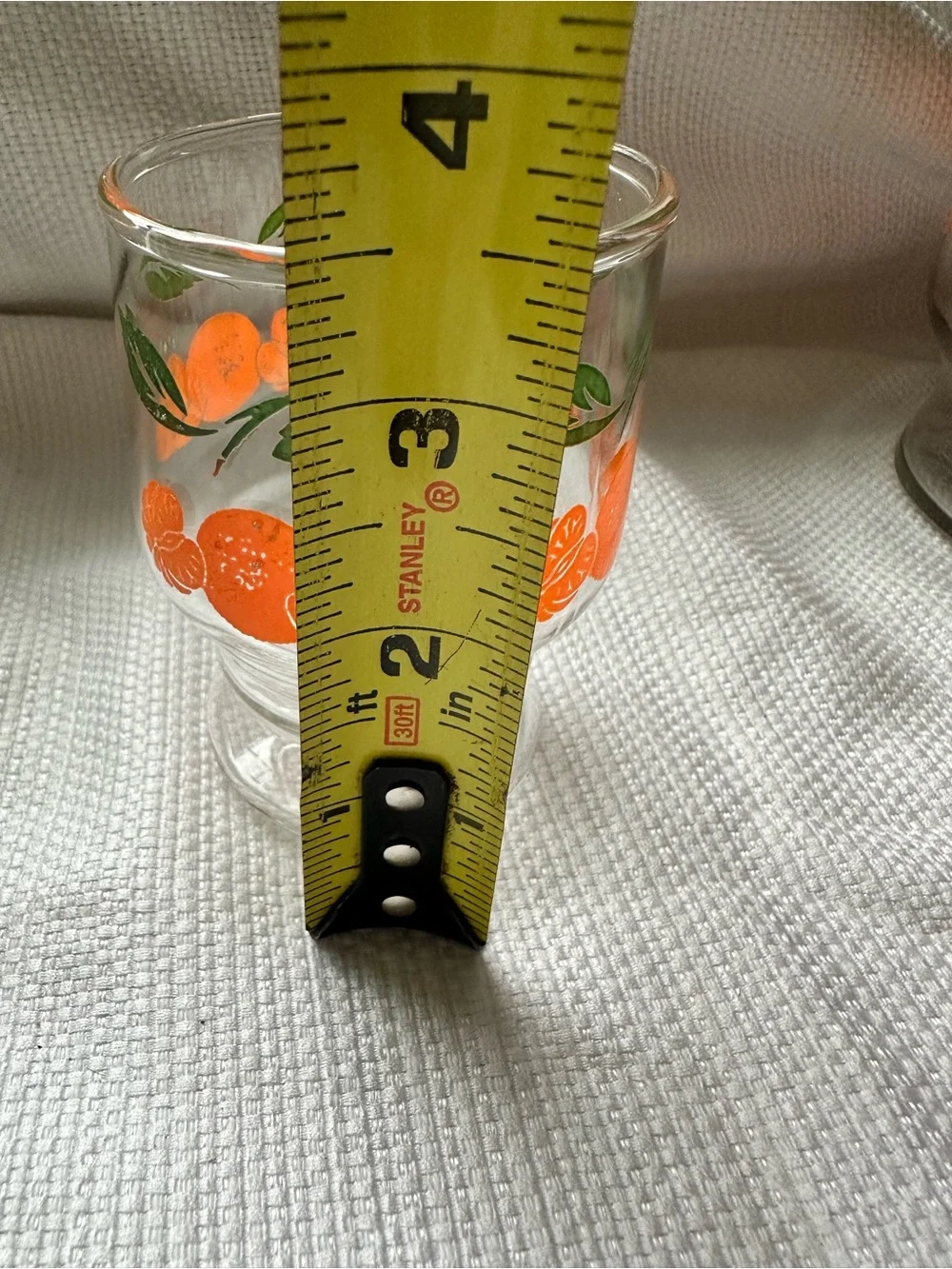 VTG Anchor Hocking Orange Juice Carafe Pitcher W 5 Juice Glasses Retro 70s EUC